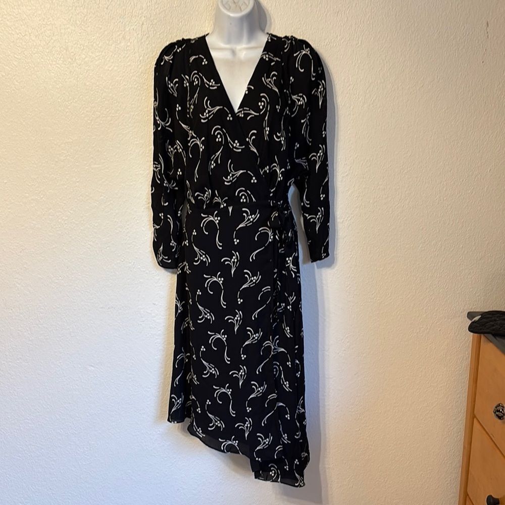 Joie Acanthia Silk Wrap Dress Size Small